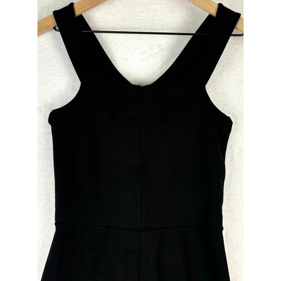 NWOT Mason Bodycon Criss Cross Cutout Dress Size Small in Black Keyhole Front - Picture 7 of 7